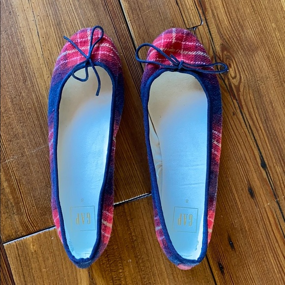 Gap Women’s Plaid Ballet Flats - Picture 2 of 3